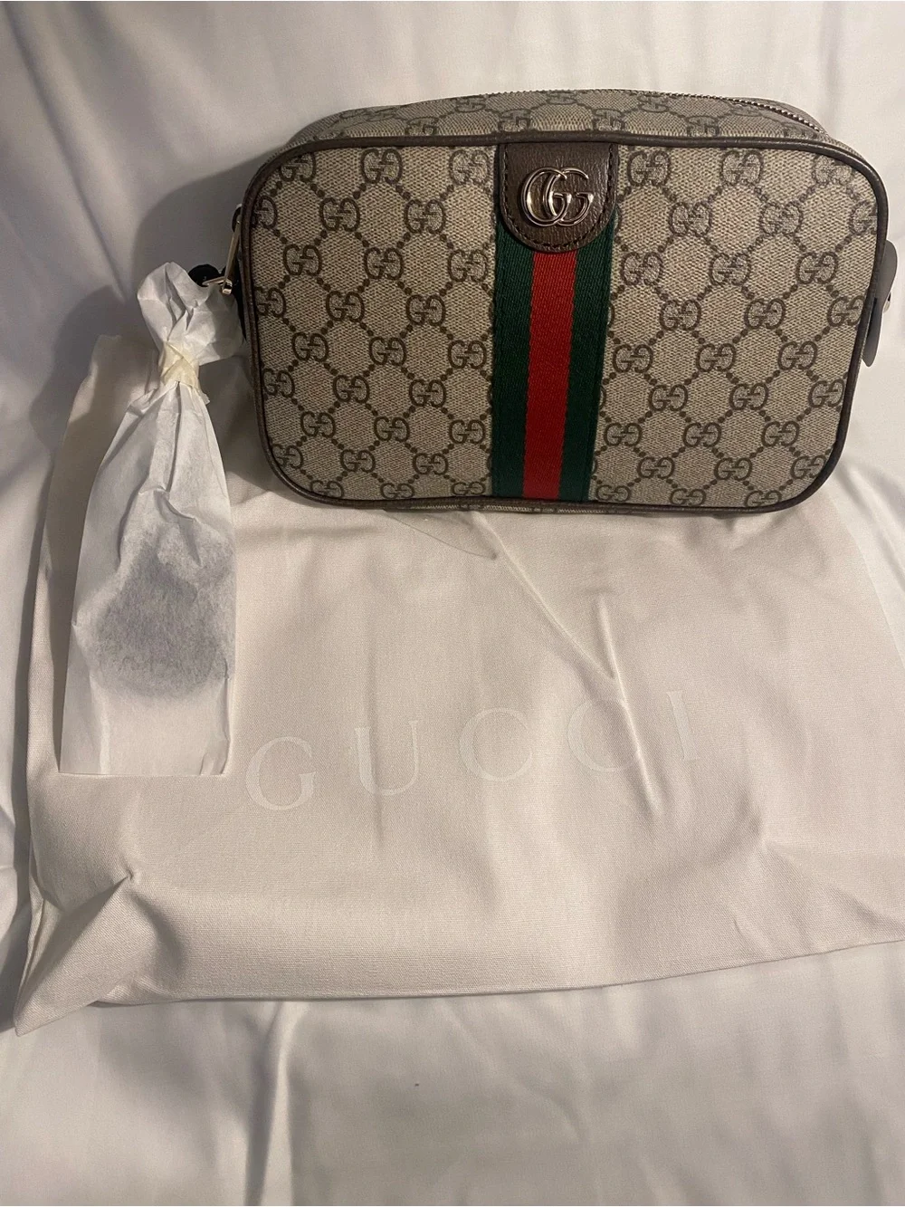 NWT 2026 Gucci Ophidia Small Camera Bag clutch gender neutral men’s women’s